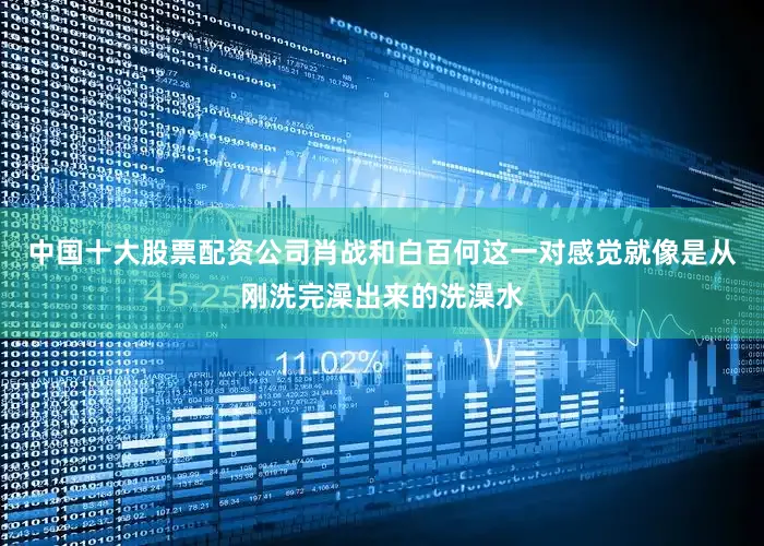 中国十大股票配资公司肖战和白百何这一对感觉就像是从刚洗完澡出来的洗澡水